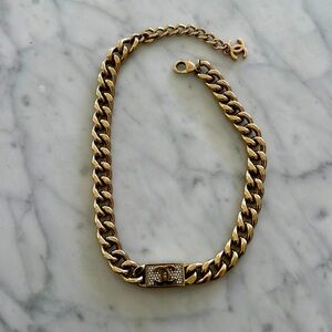 Chanel Crystal choker necklace